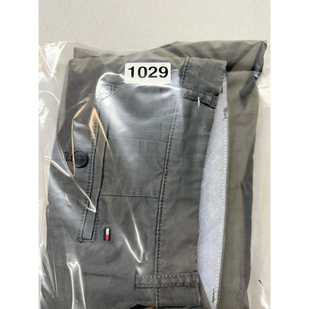 TOMMY HILFIGER Mens Gray Straight Business Trousers - Size 34X32